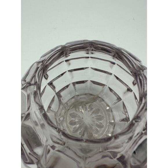 EAPG Duncan & Miller Crystal Glass MidCentury Modern BLOCK ROSE BOWL 1889-1904 - Picture 6 of 11